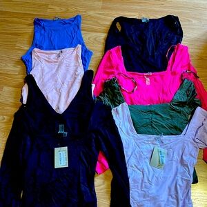 RD Style Second Skin Bodysuits - 8 in Total - Size Small, All New!!